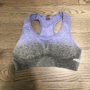 Gymshark ombré seamless sports bra